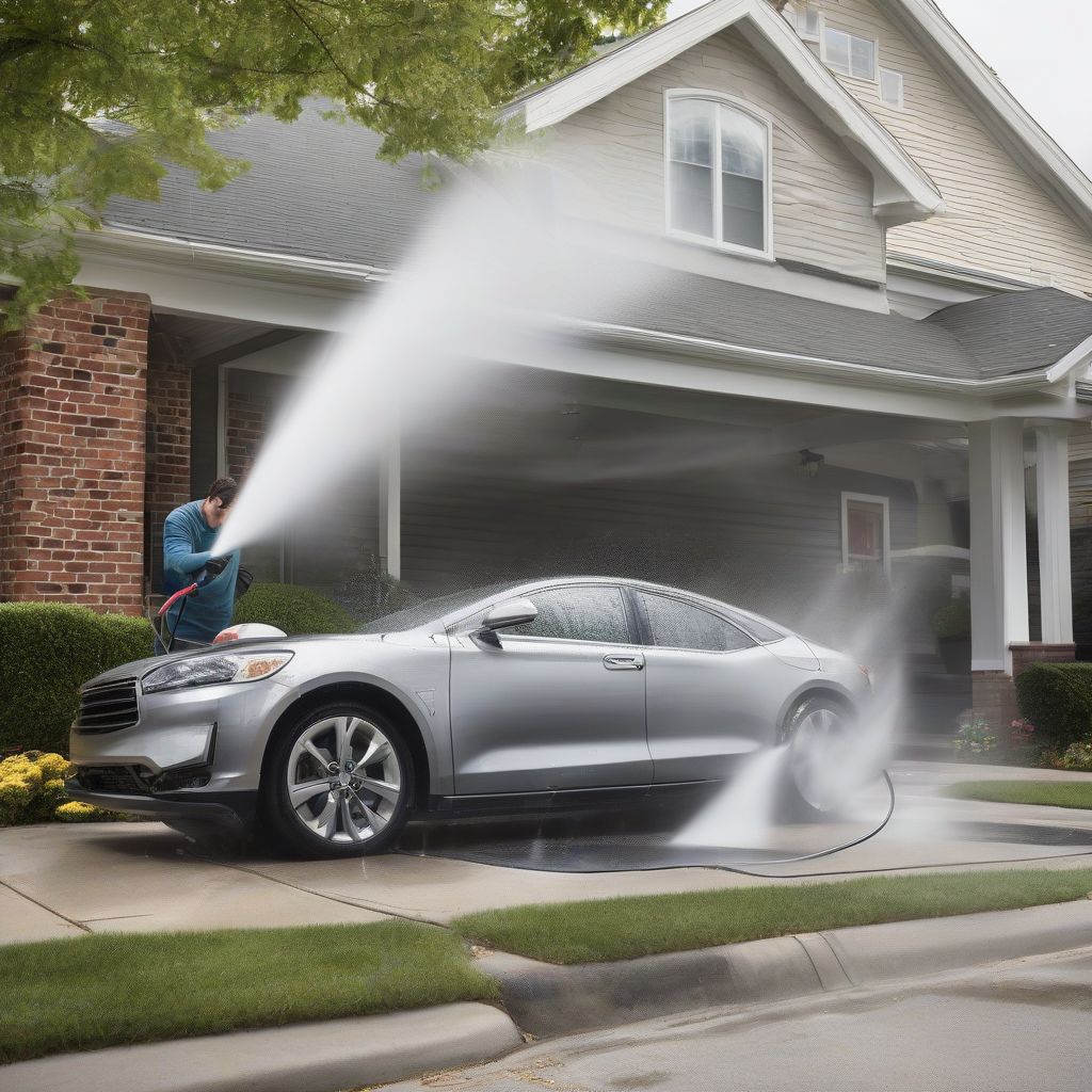 Car Blower Dryer in Action