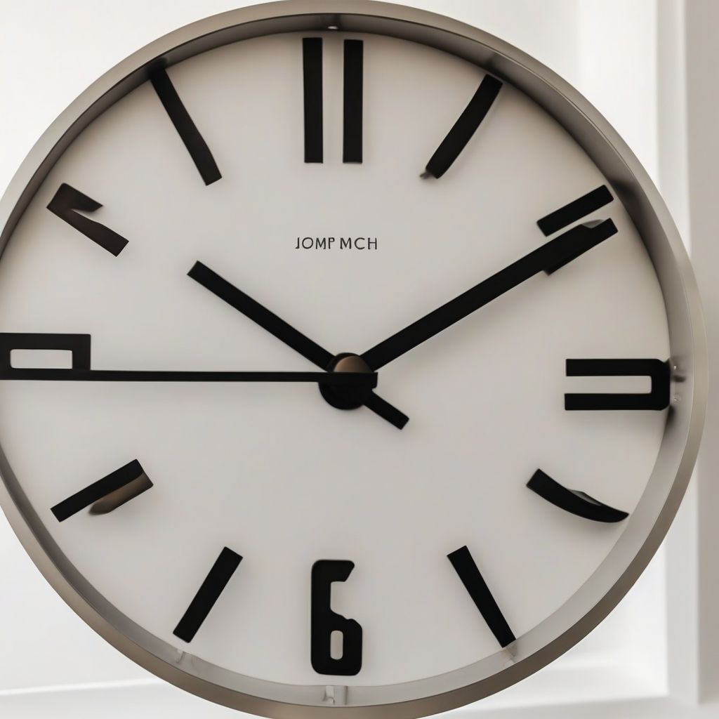 Easy to Read Wall Clock for Seniors