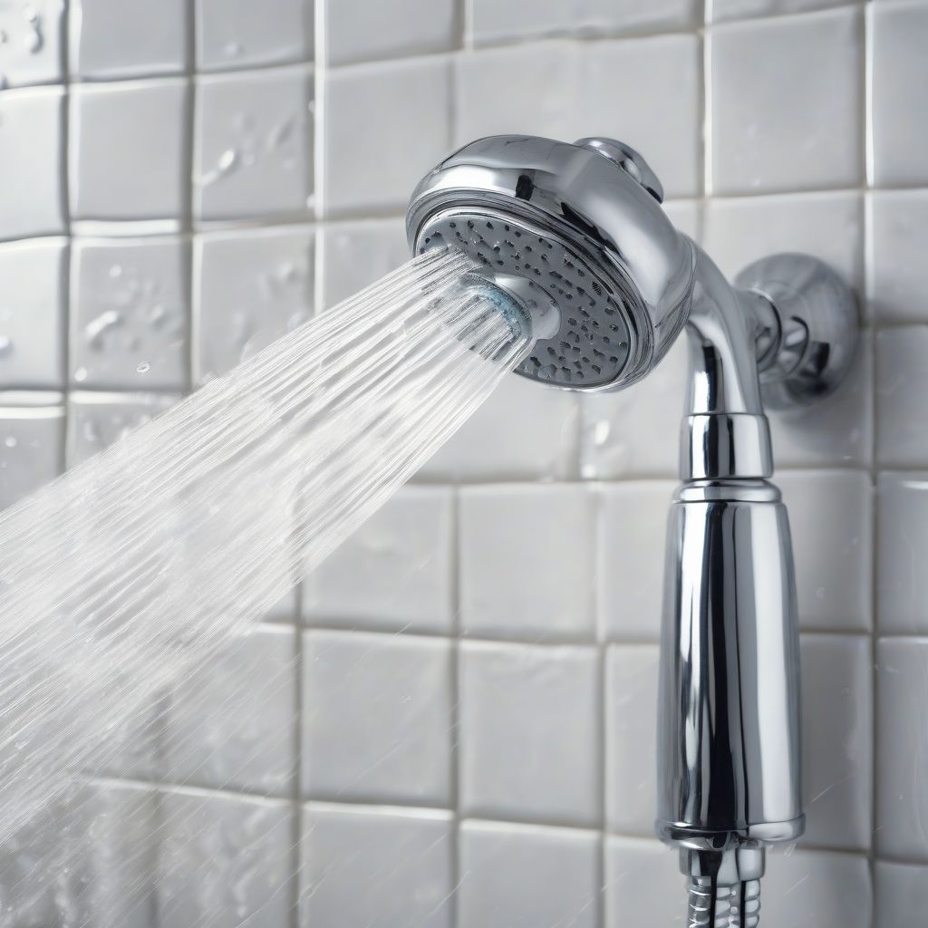 Filtered Shower Head for Softer Skin