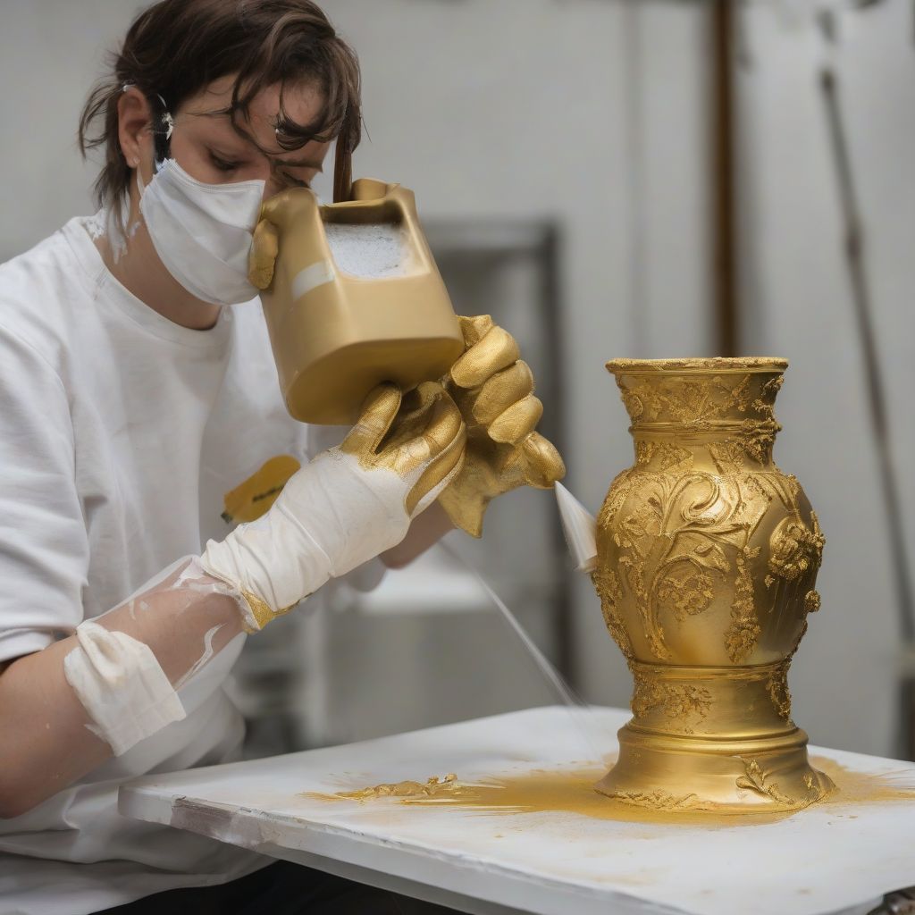 Gold Spray Paint Techniques