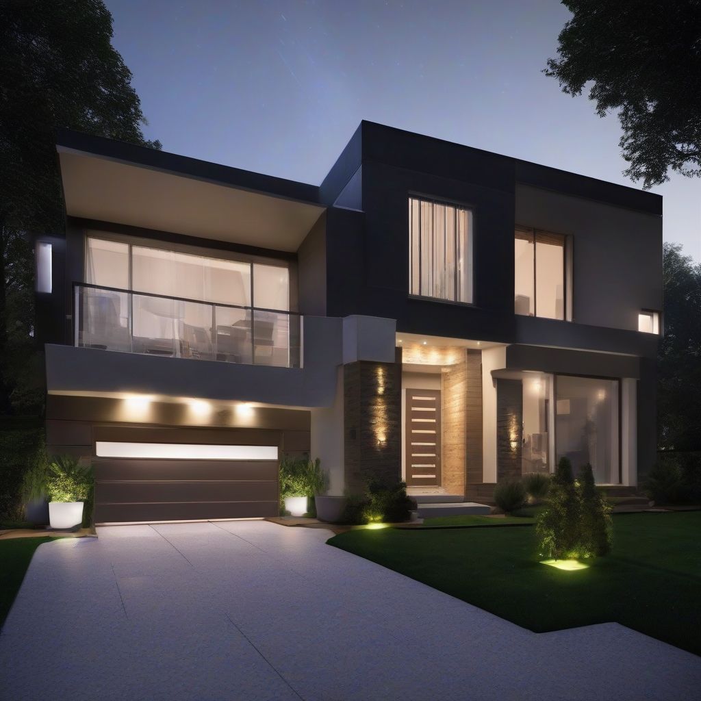 Outdoor Security Lights with Motion Sensor