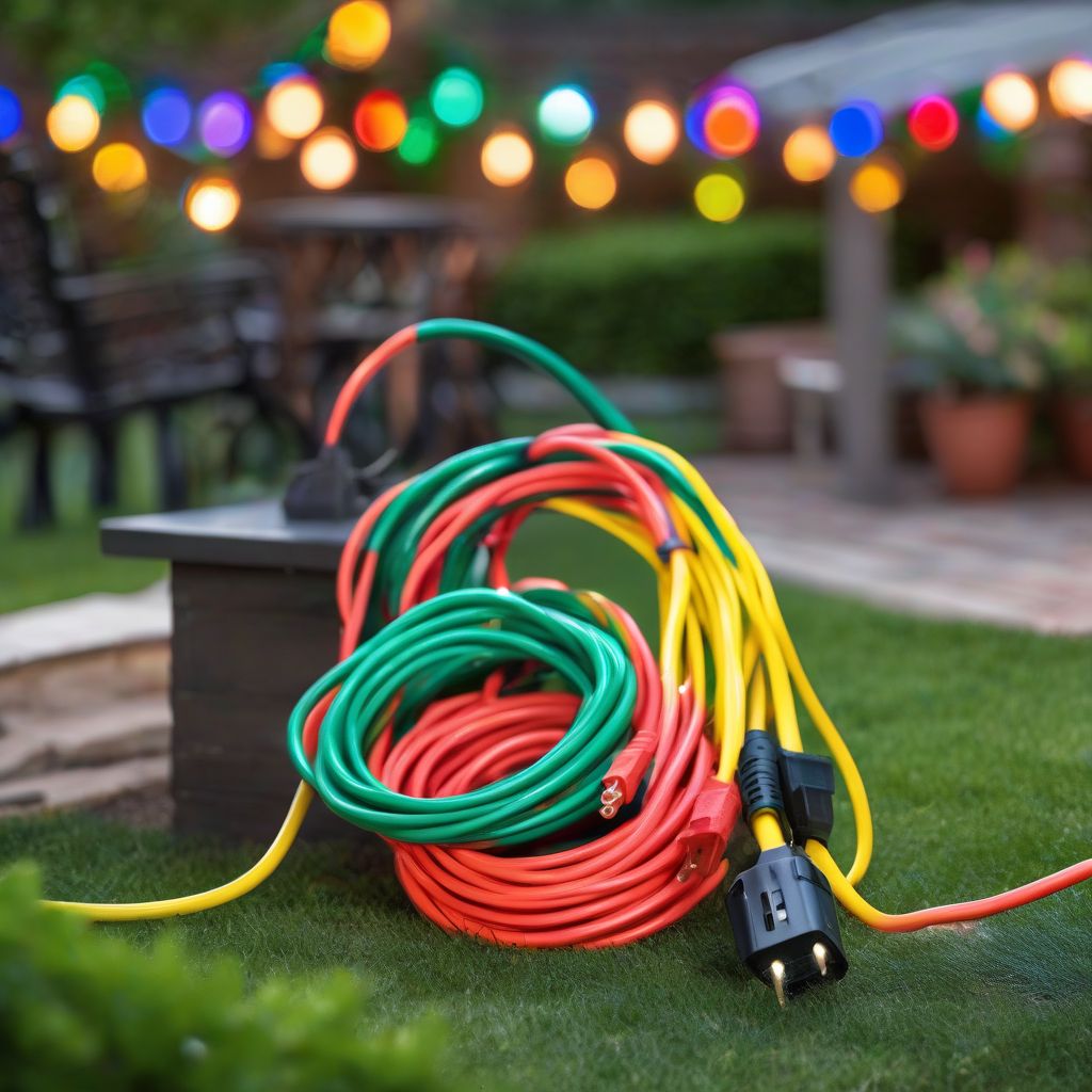Outdoor Extension Cord with Switch