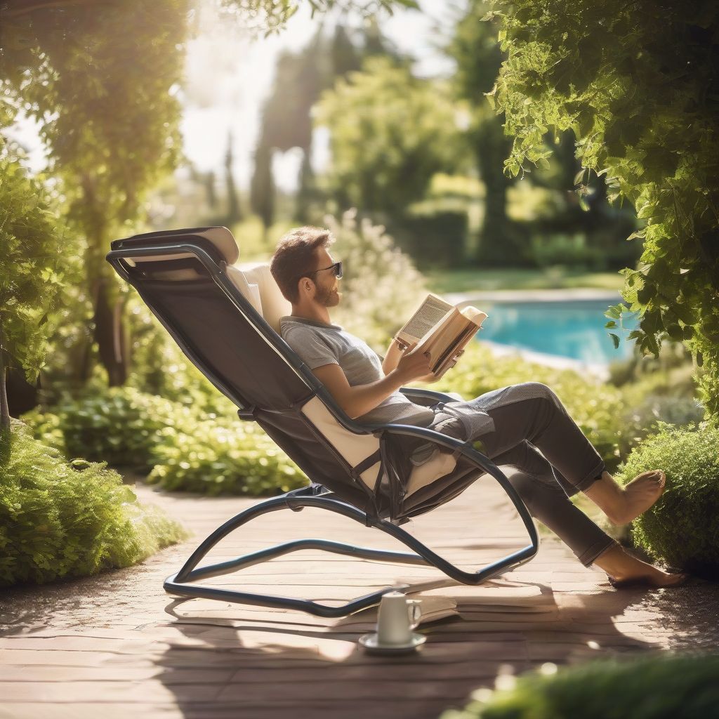 Zero Gravity Chair for Outdoor Relaxation