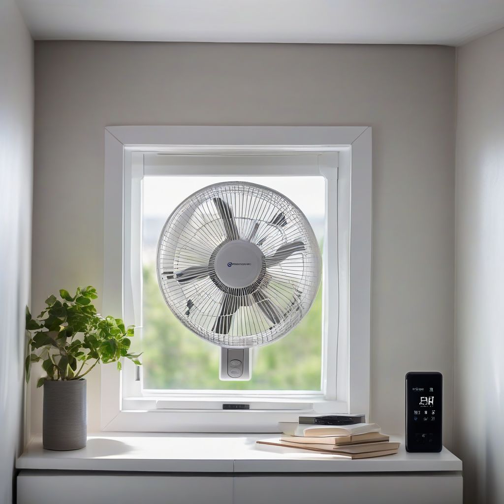 Window Fan with Thermostat