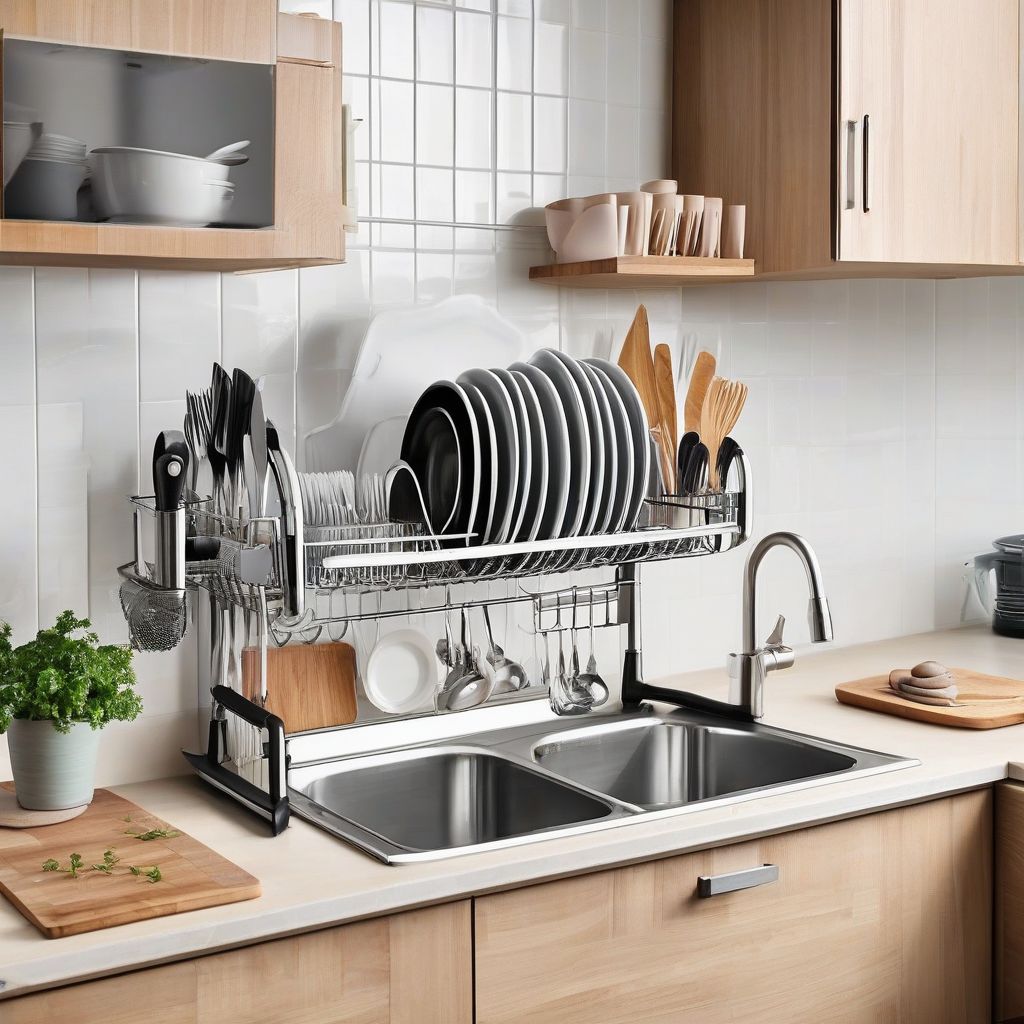 Dish Drying Rack for Small Kitchen