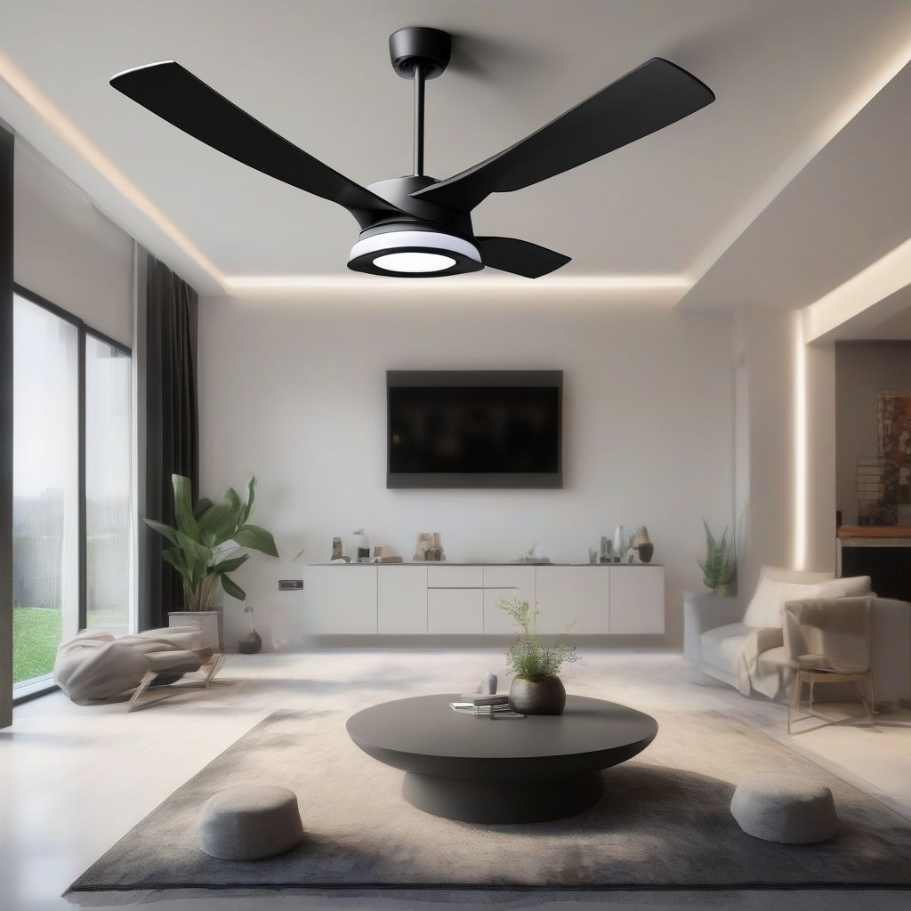 Modern Ceiling Fan with Lights