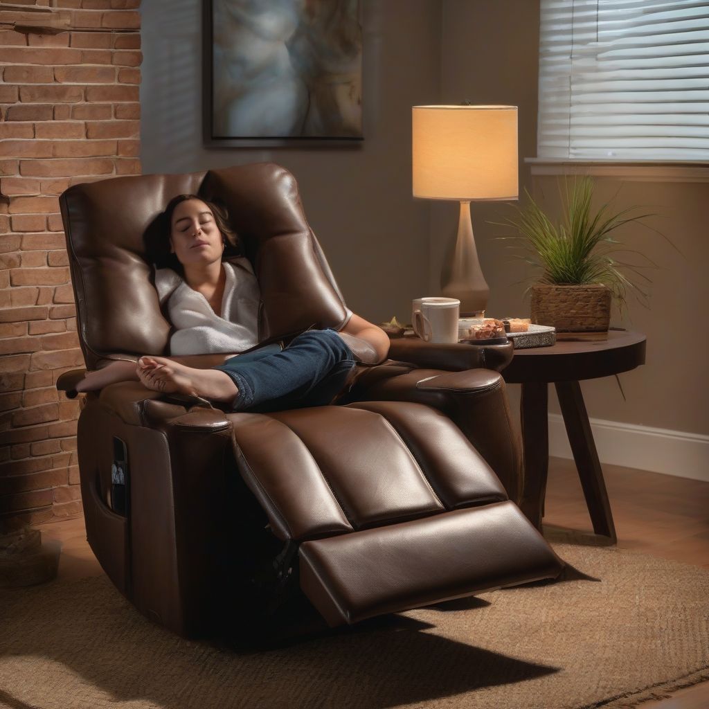 Recliner with Heat and Massage