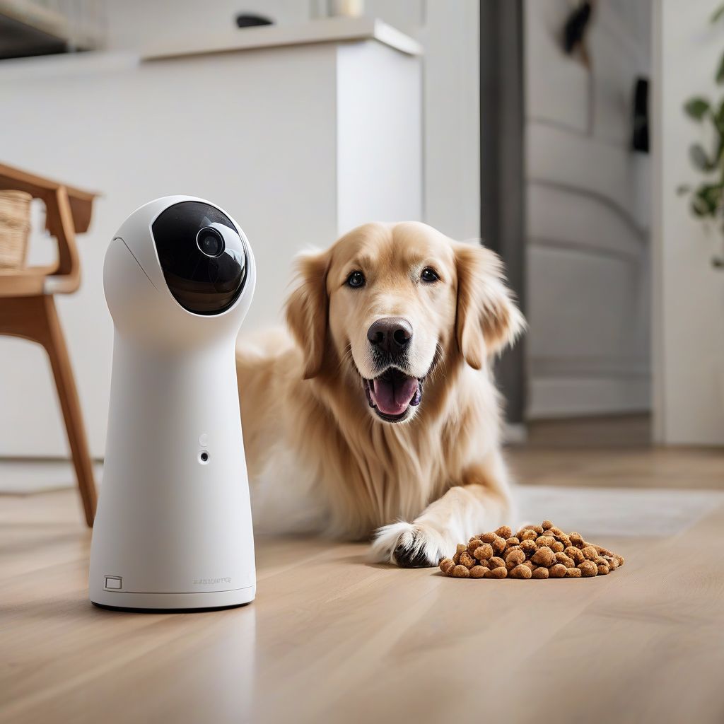 Pet Camera with Treat Dispenser