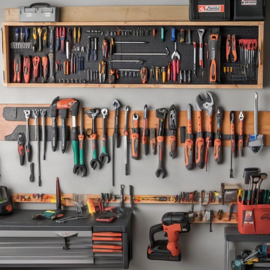 Wall Mounted Tool Organizers