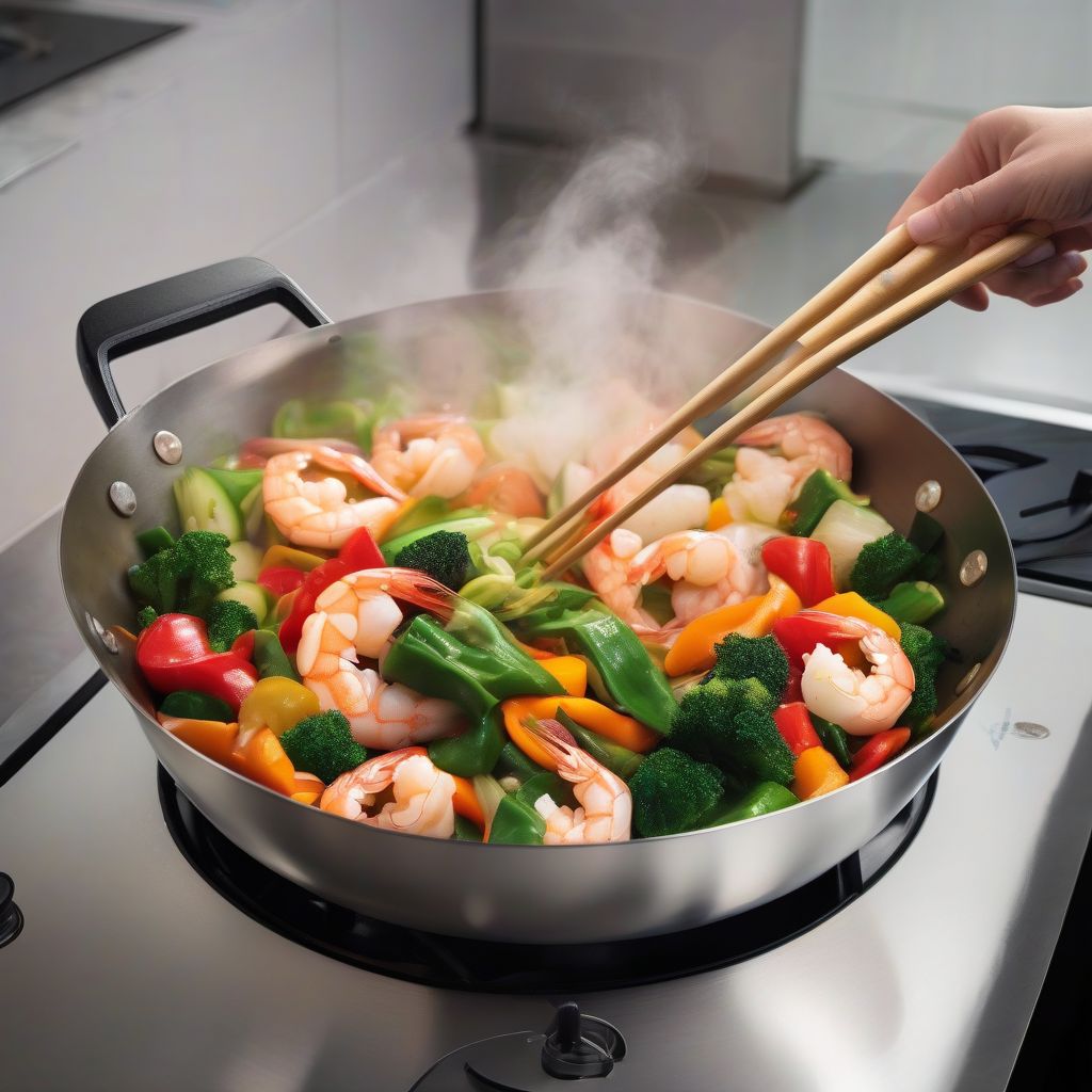 Electric Wok Stir Fry